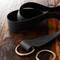 6 Pack: Black Genuine Leather Strip by ArtMinds™